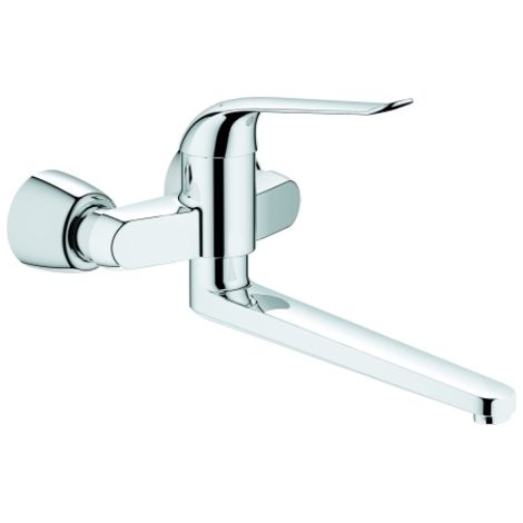 GROHE EH-WT-Batt. Euroeco Special 32775 Montaje en pared alcance 342mm cromo, 32775000 (1/2)
