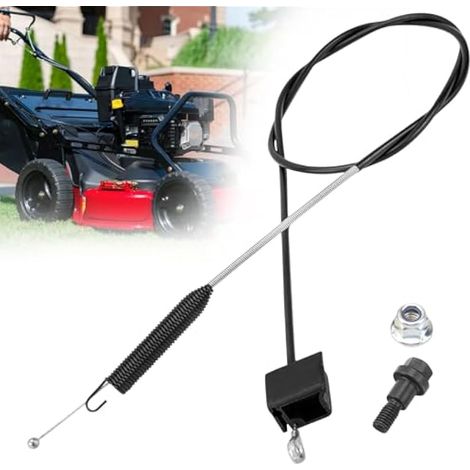 137-4759 Câble de frein à lame compatible avec tondeuse à gazon Exmark Toro 76,2 cm compatible avec les modèles ECS180KA30000 ECX200KC30000 22207 22210 22215 2225 (1/5)