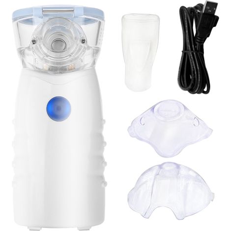 Nébuliseur Portable Compresseur Machine Kit Inhalateur Vapeur (1/5)