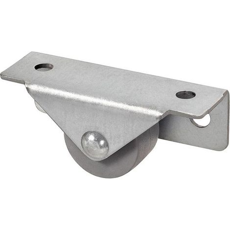 Rueda fija lateral 025mm 1-0776 040kg goma gr 64n25-pgi alex