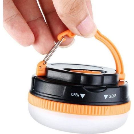 LED Camping Lumière,Portable Aimant Lampe de Poche avec 5 Modes lumière,Convient for extérieur-Randonnée-Maintenance (Piles N[373] (1/4)