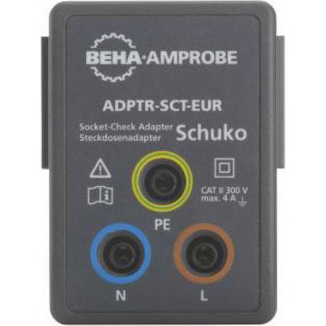 Beha Amprobe 4854899 ADPTR-SCT-EUR Elektriker Prüfadapter 1 St.