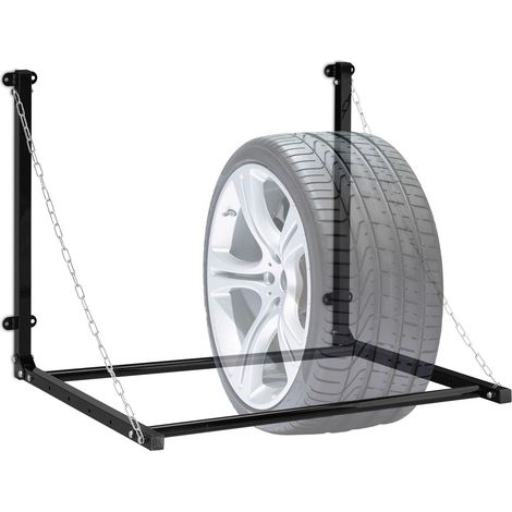 Tyre rack for wall mounting