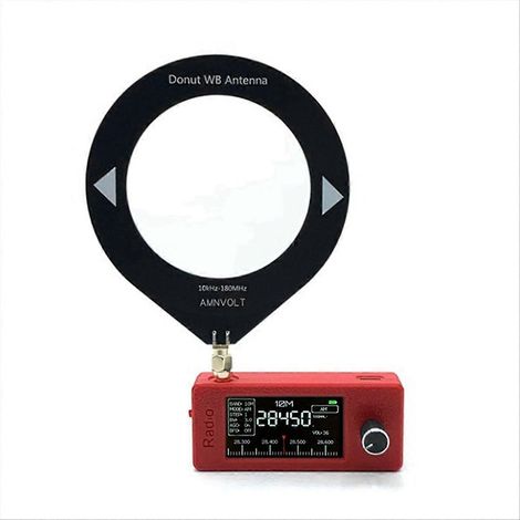 SI4732 Tragbares Radio 0,5–108 MHz LSB USB AM/FM Mini-Taschenradio mit 1,9-Zoll-IPS-Bildschirm, Allband-Radioempfänger (1/5)
