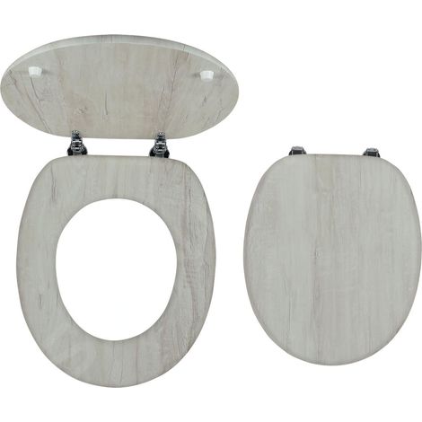 Novaservis Prestige - Siège de toilette, MDF, placage WC/DUBVELVET
