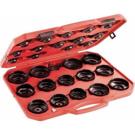 USAG 446 S28 SERIE SET 28 CHIAVI PER SMONTAGGIO FILTRI OLIO CHIAVE FILTRO OLIO