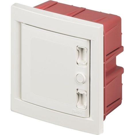 Centralino ad incasso, 4 moduli, bianco, IP40, con sportello cieco - Elettrocanali EC63004C