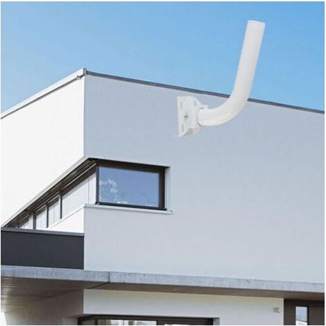 Poteau de montage d'antenne , support de poteau d'antenne réglable pour station météo