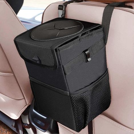 Mülleimer fürs Auto, faltbare und wasserdichte Aufbewahrungstasche fürs Auto, faltbare und multifunktionale Aufbewahrungstasche fürs Auto (1/4)