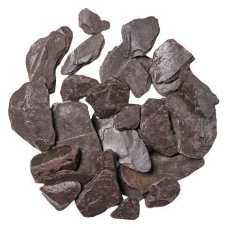 20 mm Bulk Bag 850 kg Slate - Plum Coloured Slate Chips - L100 x W100 x H80 cm