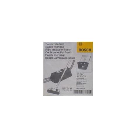 Sacs aspirateur bbz31af par 6 00457289 - aspirateur bosch