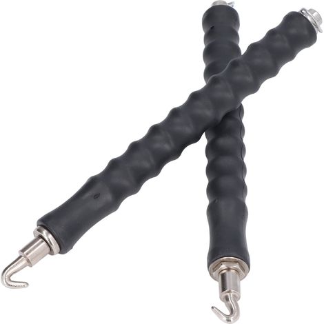 Kit de Crochets à Câble pour Pneus, 2 Pièces, Longueur 30cm, Torsion Automatique, Outil Portable pour Démontage (1/5)