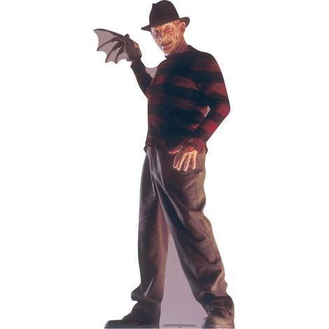Figurine en carton Freddy Krueger Les griffes de la nuit - H 174 cm (1/5)