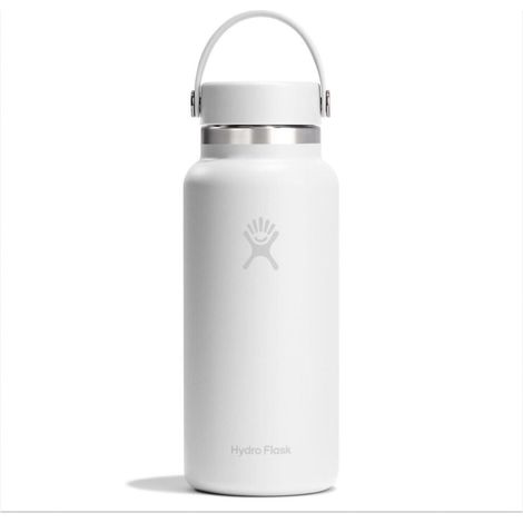 Botella térmica unisex Hydro Flask WIDE FLEX de 946 ml, color blanco, W32CTS110 (1/3)