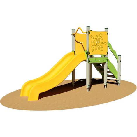Torretta Splash 946M Giochipark scivolo H98cm scala di risalita EN 1176 4 utenti