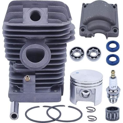 Adefol 40 mm Cylindre Piston Kit pour Stihl MS210 021 MS 210 avec Roulement à Aiguilles Bougie d\'allumage Pièces de Rechange-Ywey