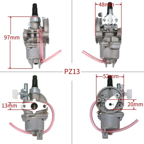 PZ13 carburetor repair kit for 49cc two-stroke engines of motorcycles, sports cars and off-road vehicles--DTEKGAZ