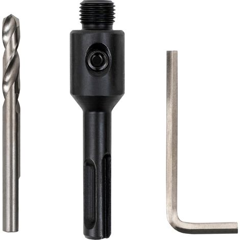 STIER SDS Plus Adapter 1/2" 20 UNF für Lochsägen 14-32 mm inkl. Inbusschlüssel (1/5)