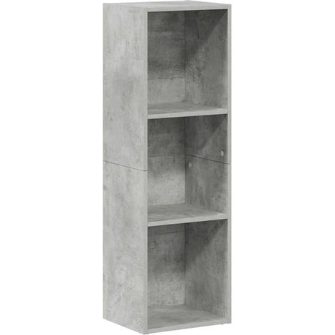 Book Cabinet/TV Cabinet Concrete Grey 36x30x114 cm Engineered Wood vidaXL
