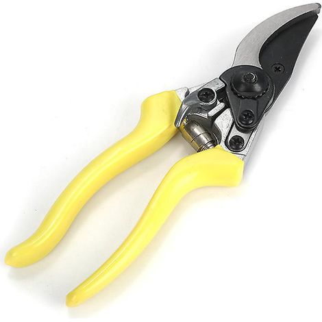 Professionelle Gartenschere, geschmiedete Gartenschere. Gerade Klinge aus Stahl und Titan. Bypass-Schnitt. Ergonomische Griffe. (1/5)
