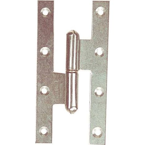 Bs cerniera paumelles ferro 55x 95 mm. dx 2 pezzi