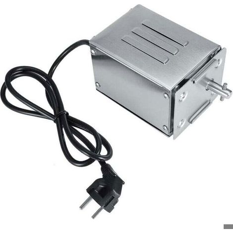 Motor para parrilla eléctrica - Material: acero inoxidable - Capacidad de carga: 30-50 kg - Dimensiones: 17 x 10,5 x 6,7 cm (1/4)