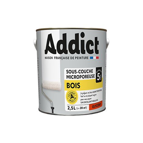 Peinture Sous-couche Bois 2.5l Blanc - Addict