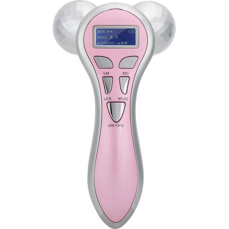 Rouleau Facial 4D Anti-Âge Massage Visage Lifting Réduction Rides Appareil de Beauté Micro-Courants (1/5)