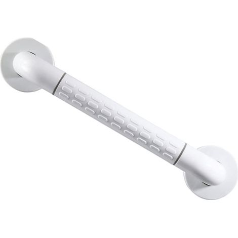 Poignée de sécurité pour main courante, adaptée aux personnes âgées, handicapées et enceintes (40 cm, blanco) (1/5)