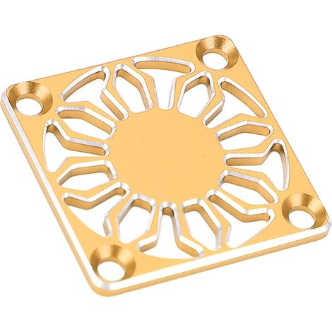 Cache-ventilateur universel en alliage d'aluminium pour moteur RC, dissipateur thermique 30x30mm, couleur or (1/5)