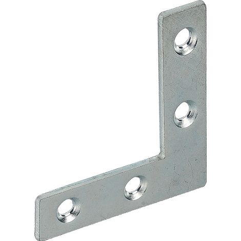 Flachwinkel L.75x75mm B.12mm S.1,5mm STA blau verz.VORMANN (1/2)