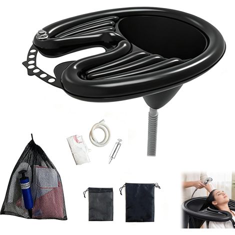 Lave-cheveux gonflable, lavabo pour femmes enceintes, handicapées, personnes âgées (1/5)