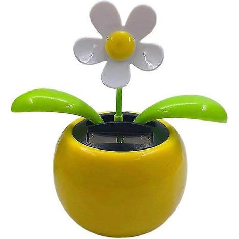 Lustige Auto-Dekoration, solarbetrieben, farbenfrohe Cartoon-Blume, tanzendes Schaukelspielzeug fürs Armaturenbrett – das perfekte Geschenk für Freunde-Q (1/5)