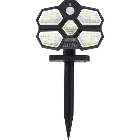 Projecteur Extérieur Solaire "Mouvement" 13cm Noir (1/5)