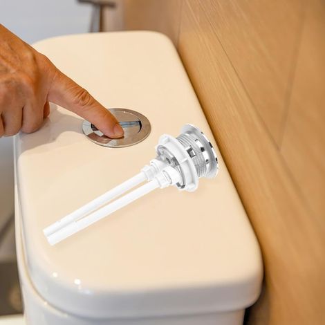 6 Pièces Bouton Double Chasse Wc Plastique (1/5)