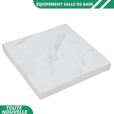 32 pièces 12  12 pouces bois stratifié plancher bâton de salon sur carrelage imperméable Peel Stick carrelage de sol (1/5)