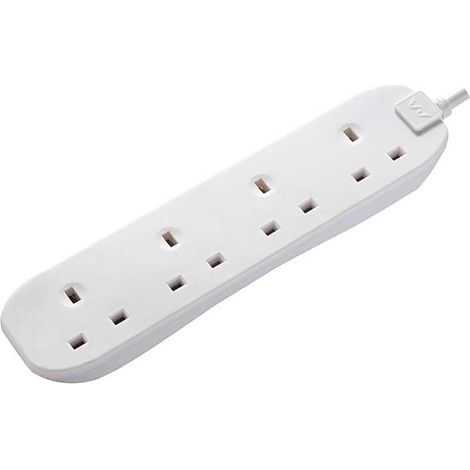 Masterplug BFG110N-MP Trailing Extension Lead 4 Gang 13A 1m BFG1N-MP MST0631