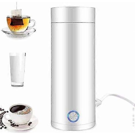 Bouilloire de voyage portable, bouilloire électrique 3 en 1, mini tasse chauffante, eau bouillante rapide (1/5)