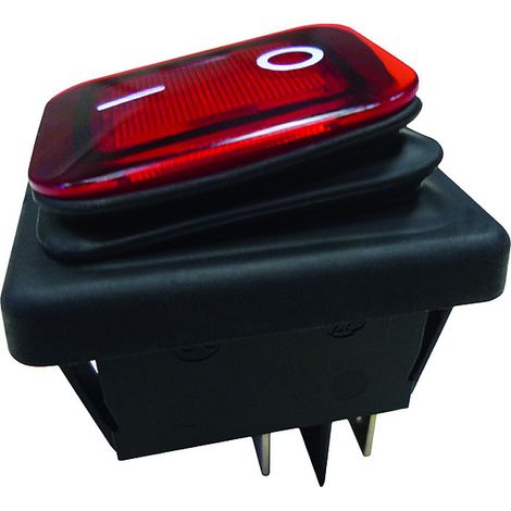 BACHMANN Interruttore a bilanciere sw/rt Serie 3627 interruttore,illuminato.,2 poli, 924.178