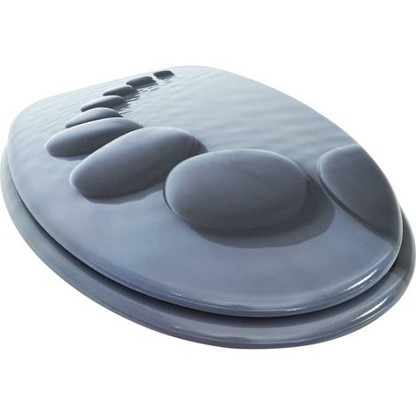 Toilettensitz mit MDF-Deckel Steine