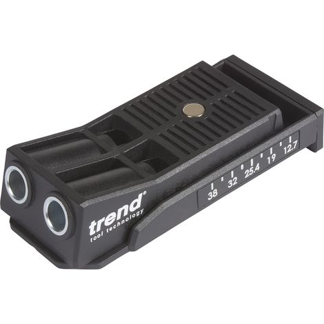 TREND Twin Pocket Hole Jig, adattabile e portatile per andare ovunque Pocket Hole Jig, PH/JIG/C (1/5)