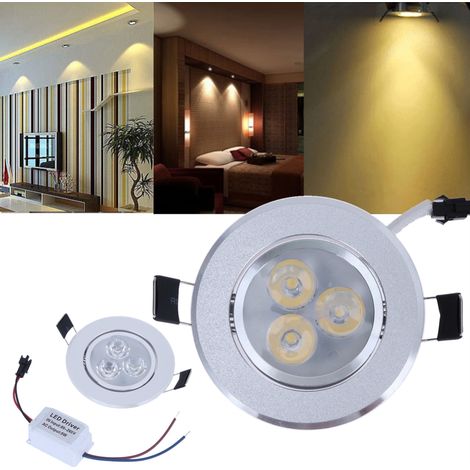 9-W-LED-Einbaustrahler, einstellbare Helligkeit, für Schmuckvitrinen in Hotels (1/5)