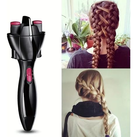 Tresseuse automatique électrique pour cheveux, appareil à tresses pour coiffures faciles et rapides