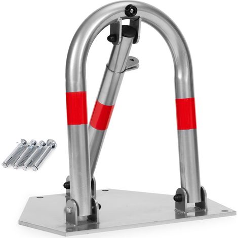 Cadenas de stationnement pliable en fer avec cadenas et bandes réfléchissantes (1/5)