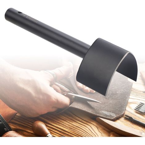 Poinçon en V pour cuir, poinçon en V, emporte-pièce en V, outils pour le travail du cuir (à faire soi-même), cuir de 40 mm (1/5)