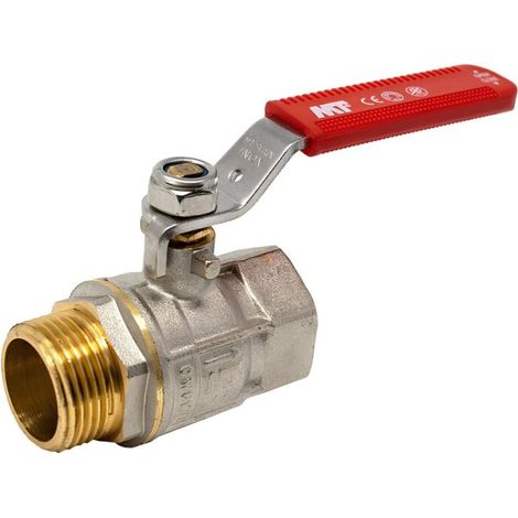 Vanne À Boîtier En Laiton - 1 Pouces - Raccord Mâle Femelle - Quart De Tour - Pour Circuits Hydrauliques - 1 Pièce