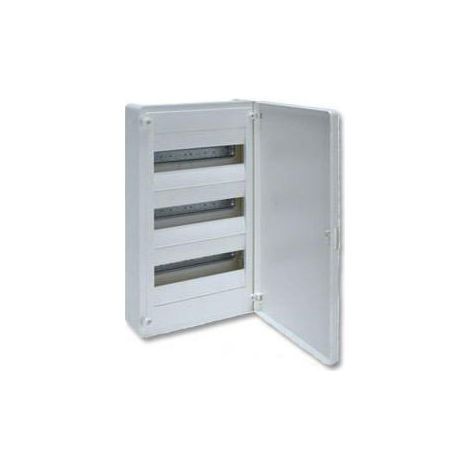 HAGER VS312PE Quadro elettrico VF golf surface a 3 file 36 moduli bianco opaco+striscia (1/2)