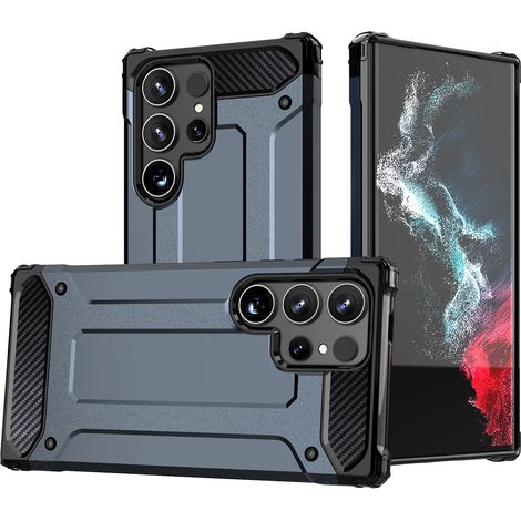 Custodia protettiva ibrida per Samsung Galaxy S25 Ultra - Blu