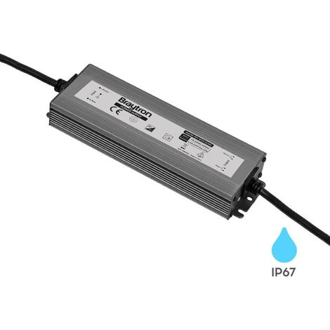 Alimentation électrique 150W IP67 en aluminium noir (1/3)