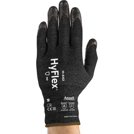 Ansell, Gants de travail HyFlex® 11-542, noir, 1 paire, (1/5)